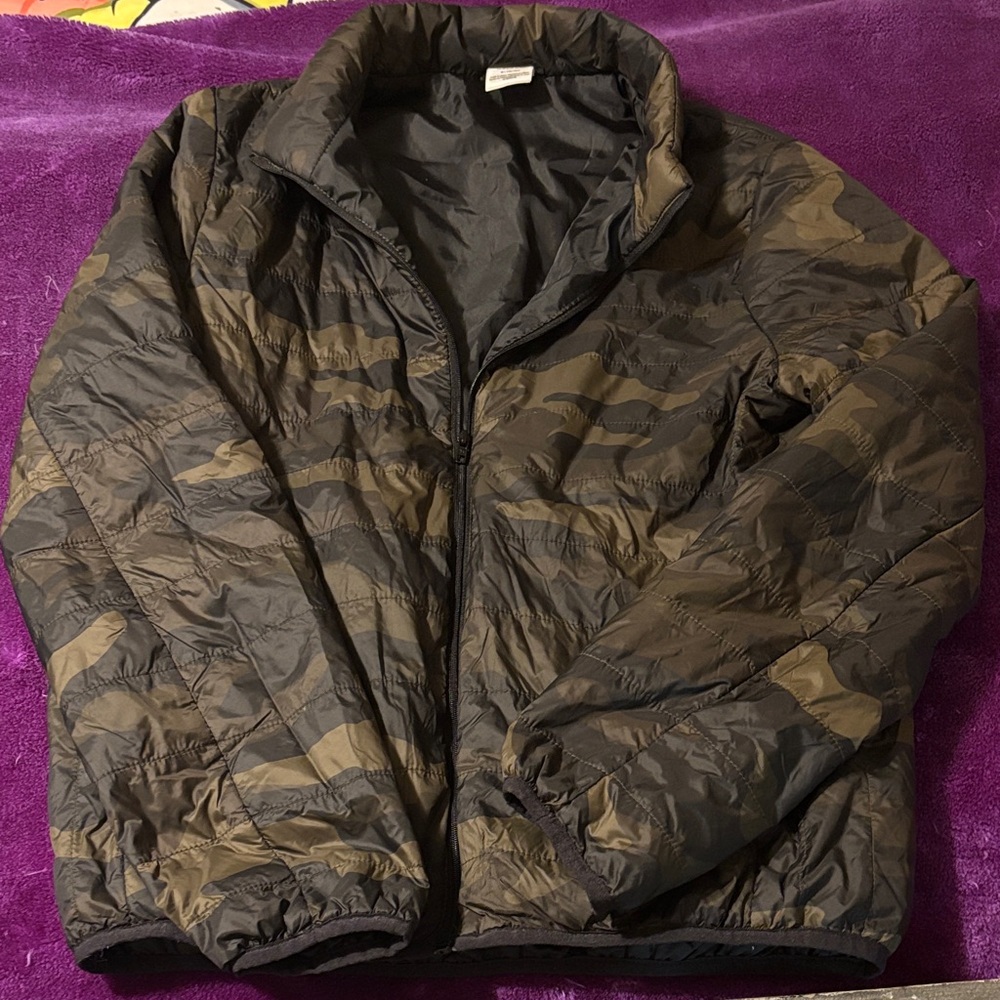 Victoria's Secret PINK Camouflage Puffer Jacket